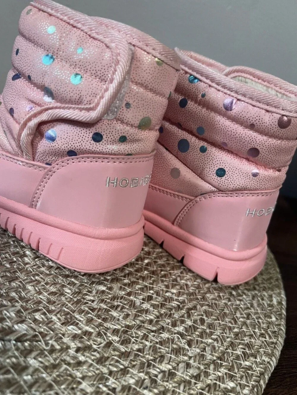 Hobibear Girls' Waterproof Winter Boots, Pink, Size 25
